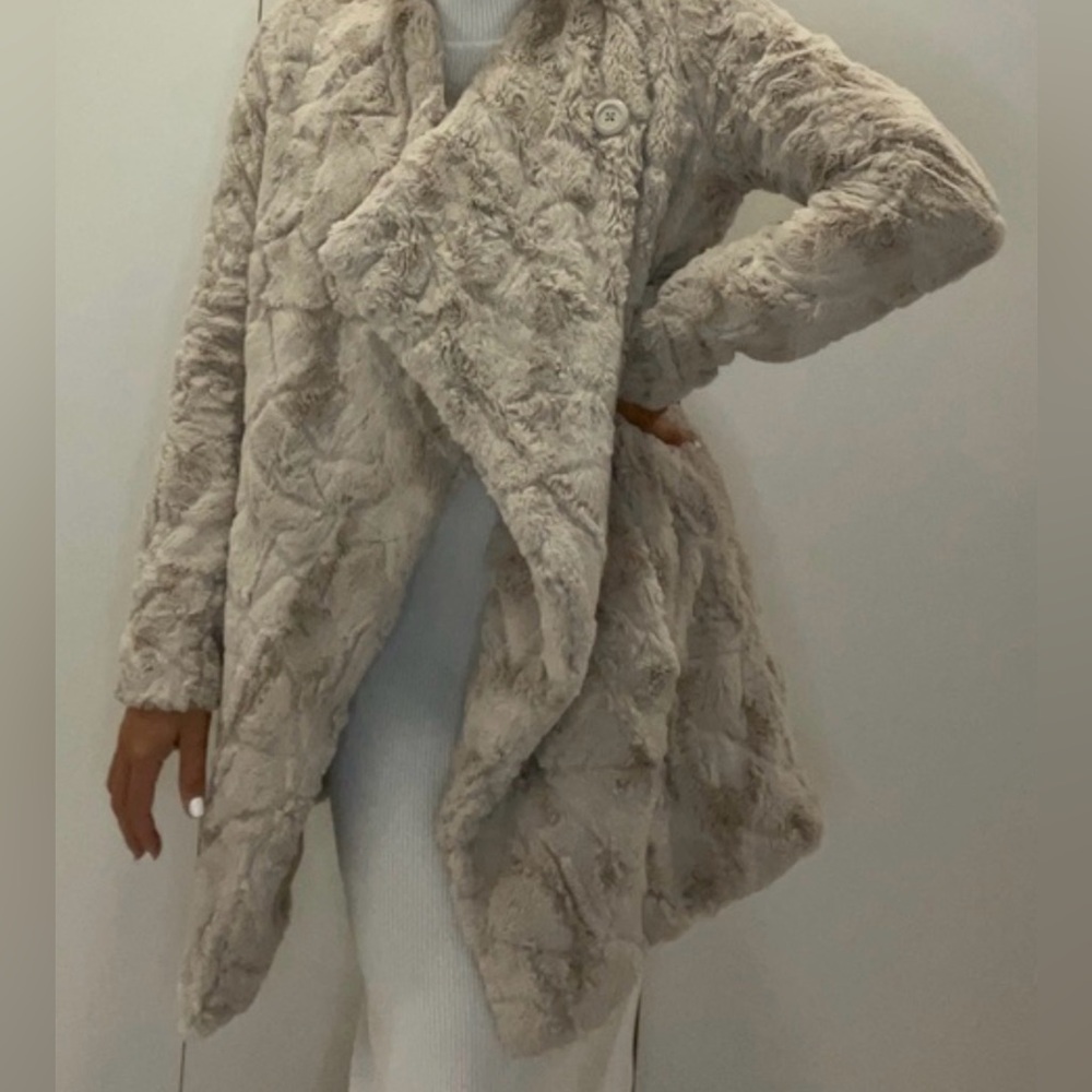 BB Dakota Teddy Jacket - Taupe/Greige